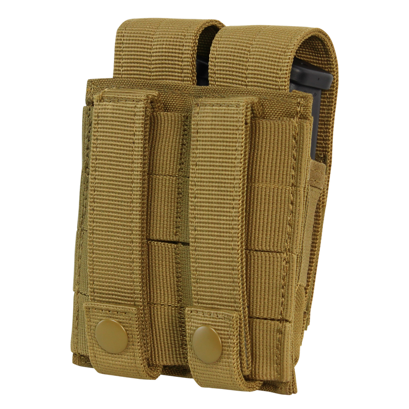 DOUBLE PISTOL MAG POUCH CONDOR