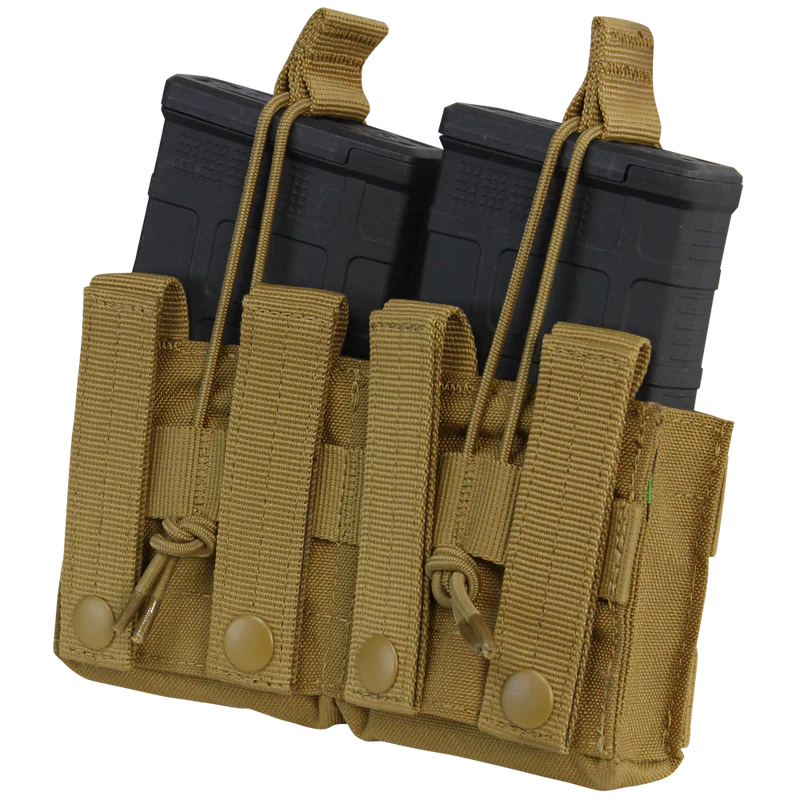 DOUBLE M14 OPEN TOP MAG POUCH CONDOR