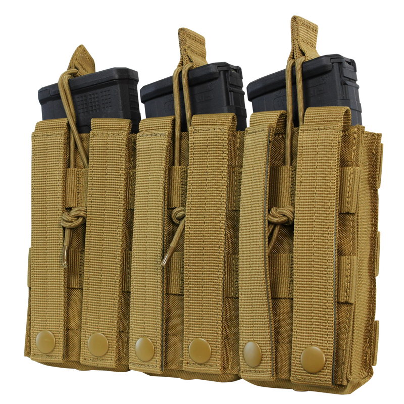 TRIPLE M4/M16 OPEN-TOP MAG POUCH CONDOR