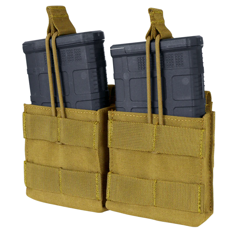 DOUBLE M14 OPEN TOP MAG POUCH CONDOR