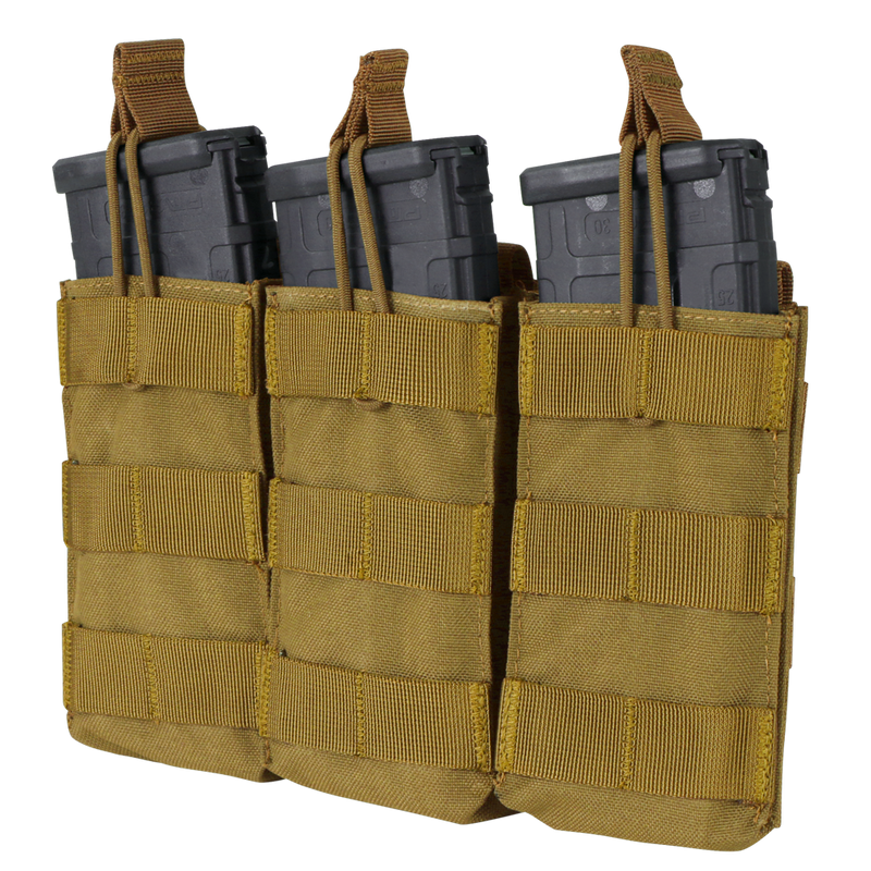TRIPLE M4/M16  OPEN-TOP MAG POUCH CONDOR