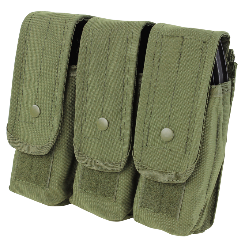 TRIPLE AK/AR MAG POUCH CONDOR